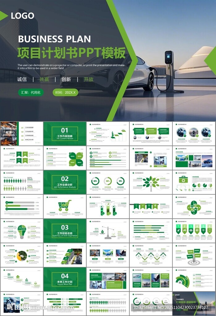 新能源汽车电动车行业PPT