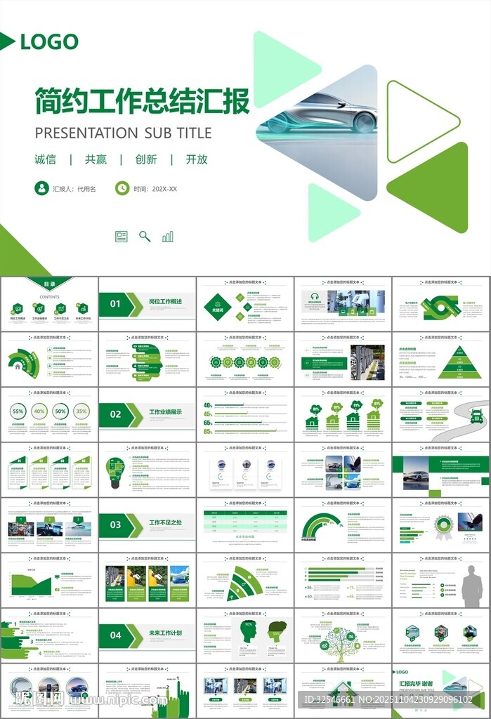 新能源汽车电动车行业PPT