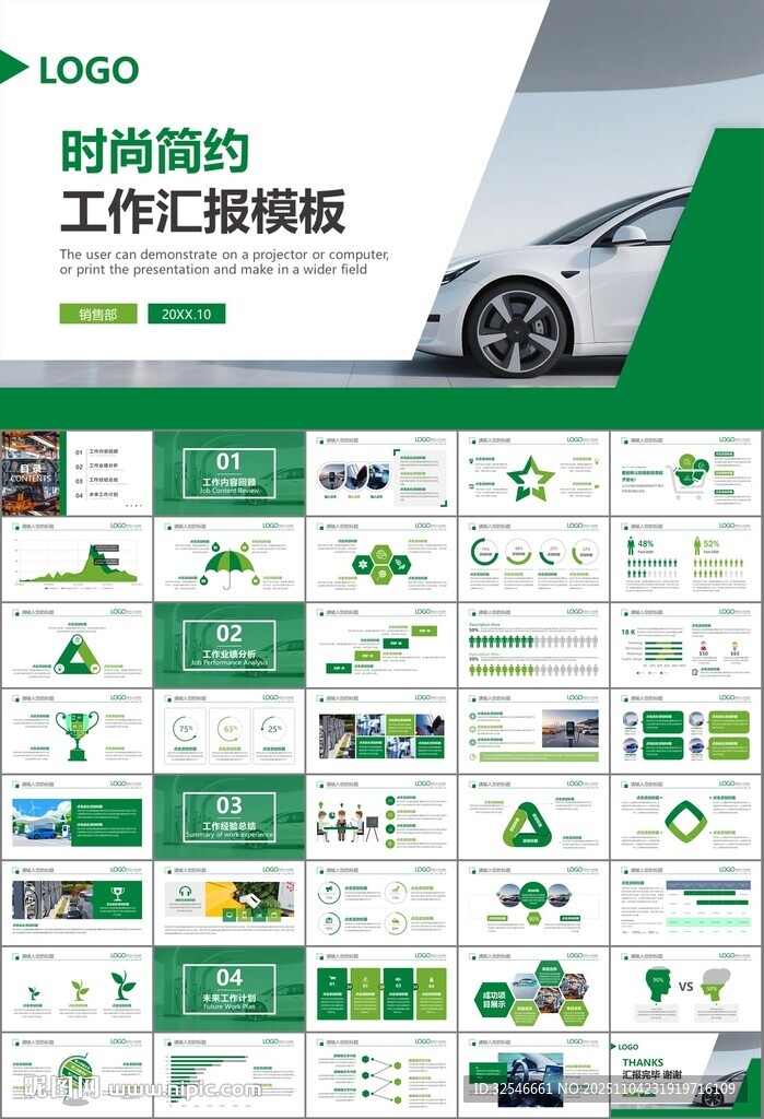 新能源汽车电动车行业PPT