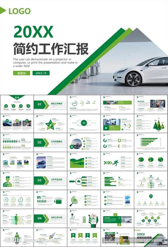 新能源汽车电动车行业PPT