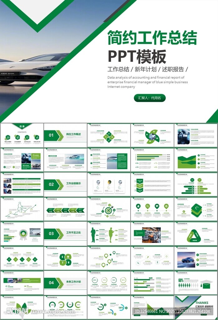 新能源汽车电动车行业PPT