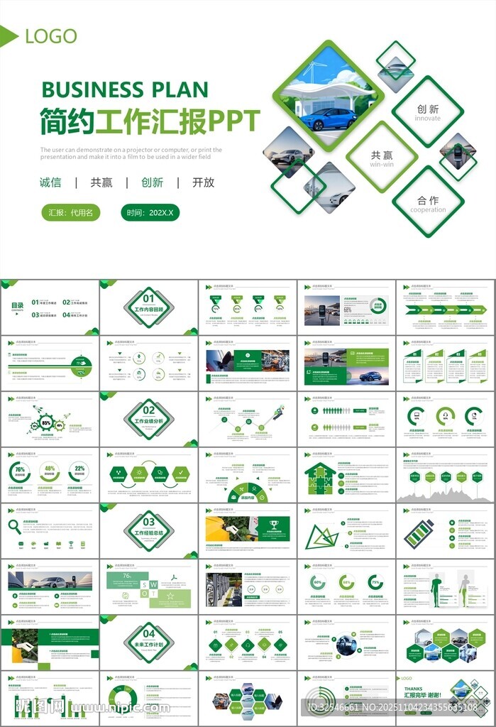 新能源汽车电动车行业PPT
