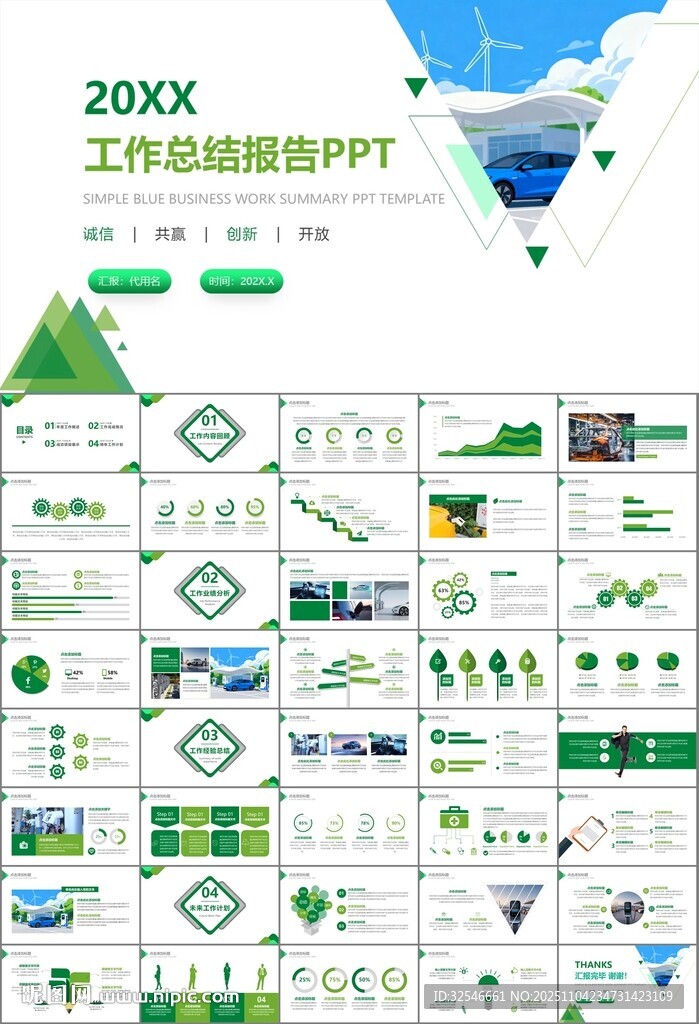 新能源汽车电动车行业PPT