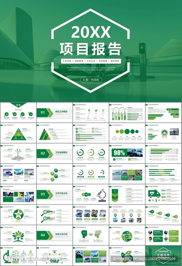 新能源汽车电动车行业PPT