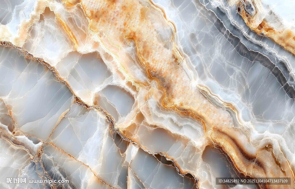 金色大理石纹理