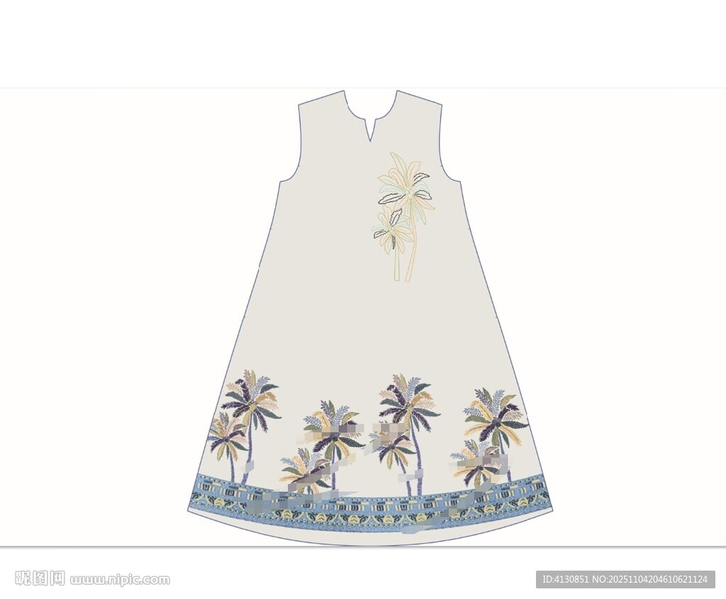 椰树大袍子设计