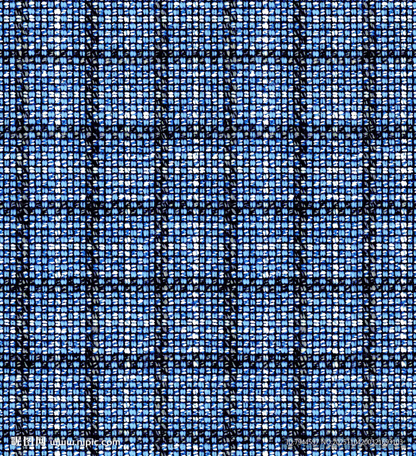 蓝色格子纹理图案