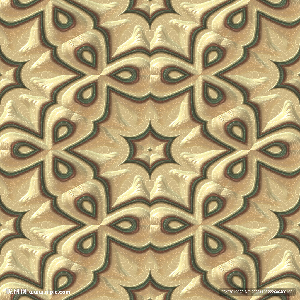 复古几何花纹图案背景