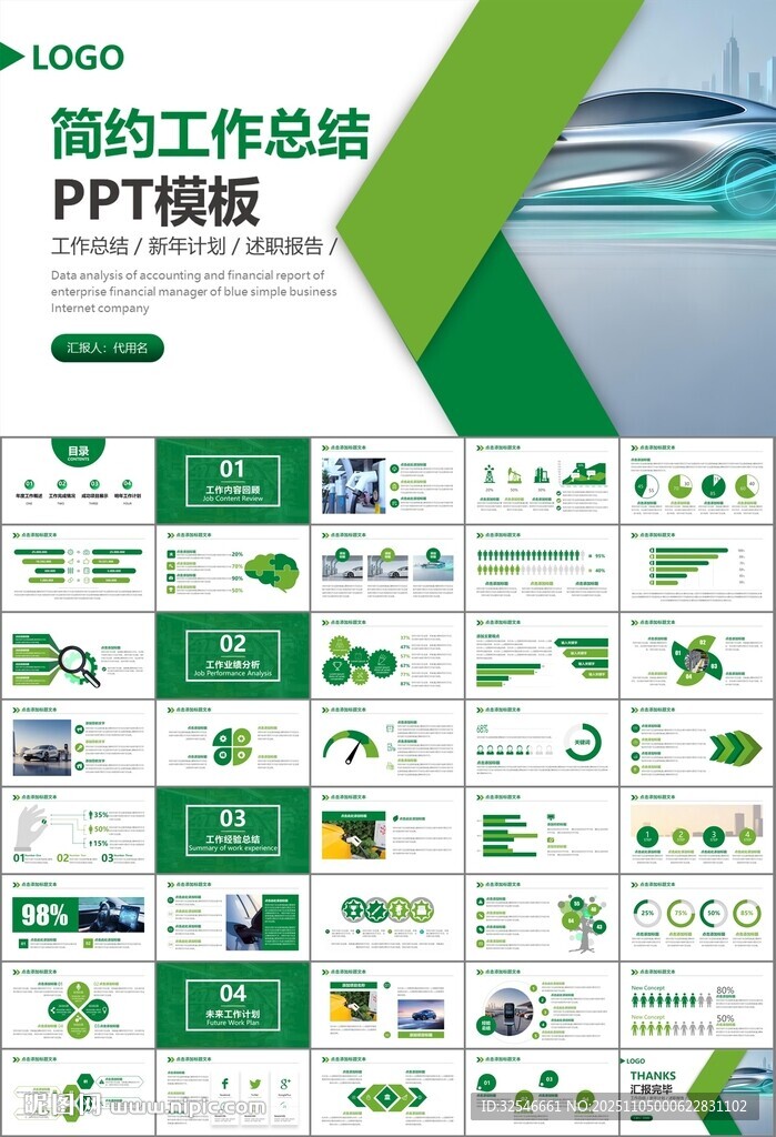 新能源汽车电动车行业PPT