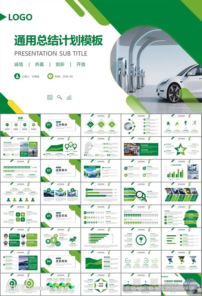 新能源汽车电动车行业PPT