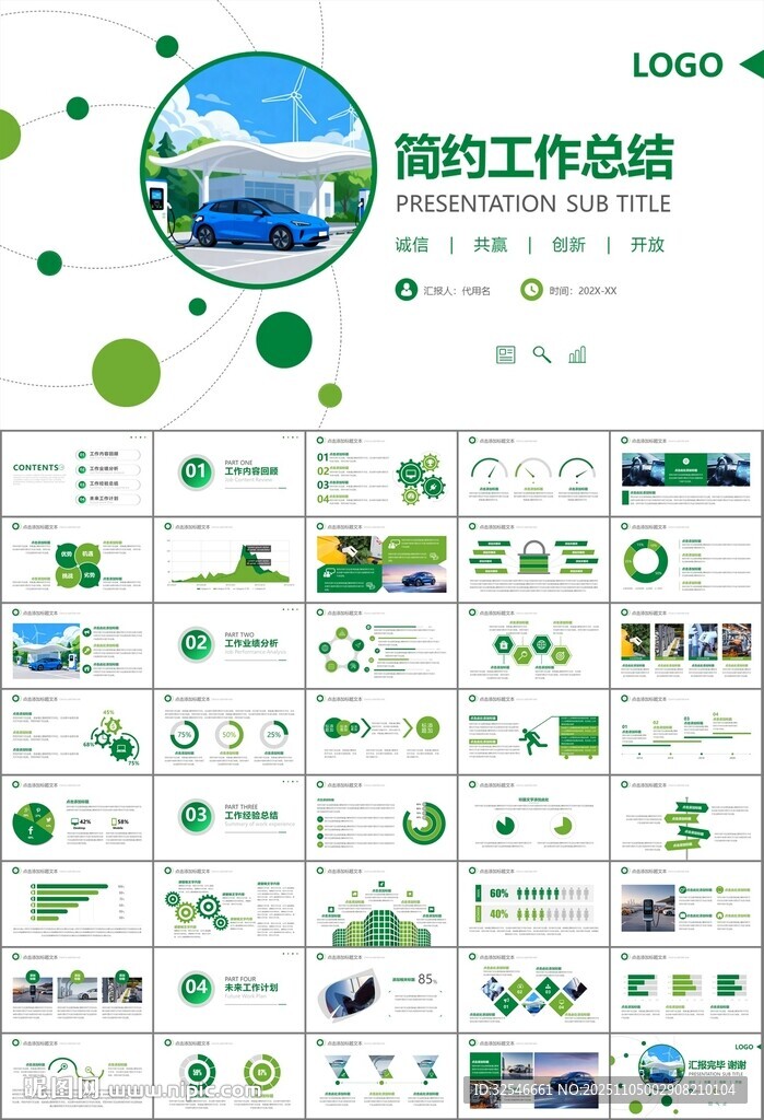 新能源汽车电动车行业PPT