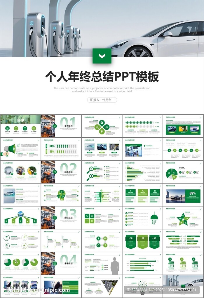 新能源汽车电动车行业PPT