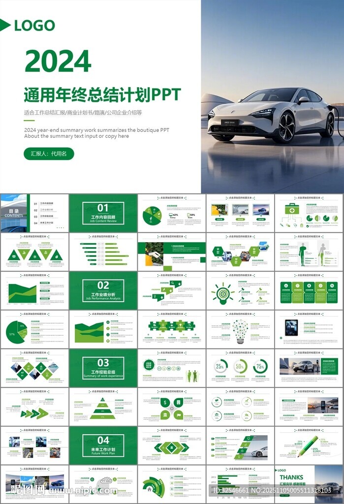 新能源汽车电动车行业PPT