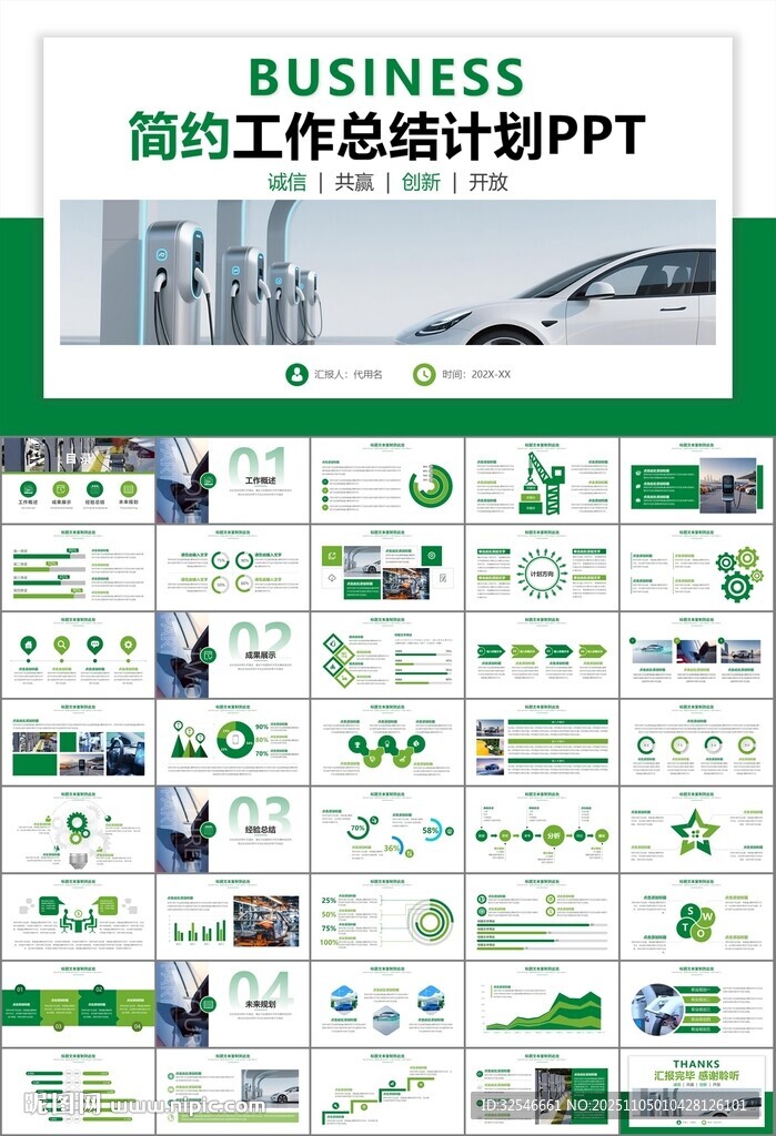 新能源汽车电动车行业PPT
