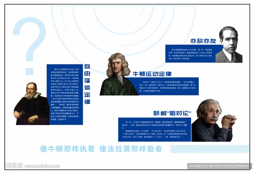 科技人物  名人名言文化墙