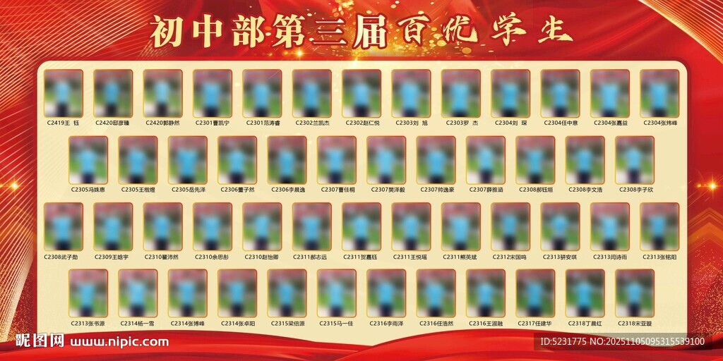 初中部学生荣誉榜