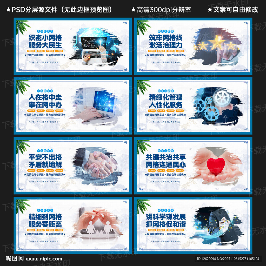 网格化管理展板