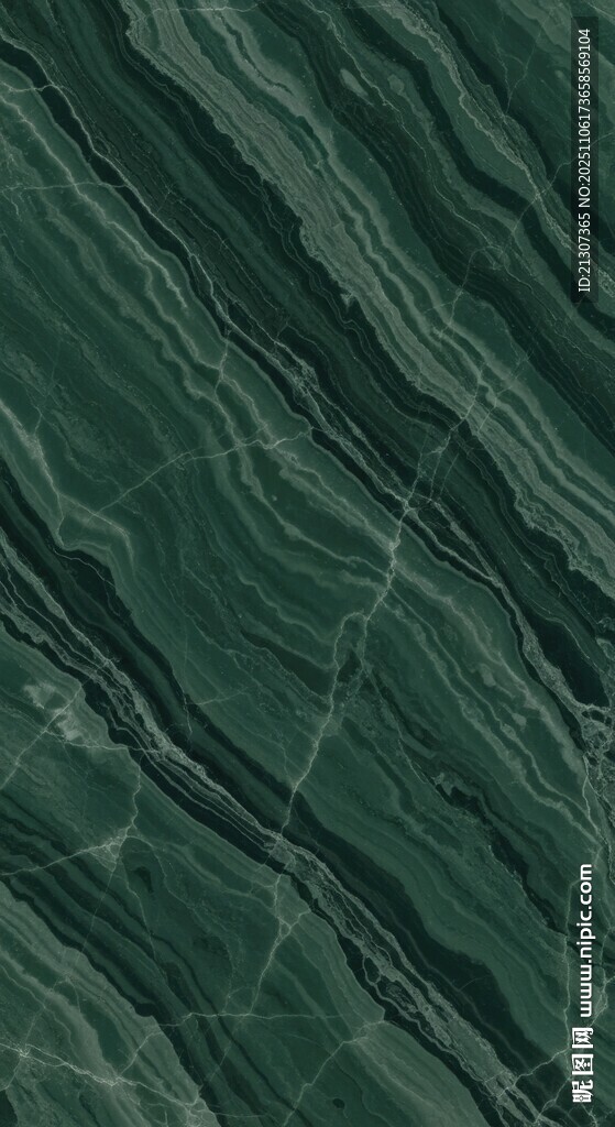 深绿纹理大理石