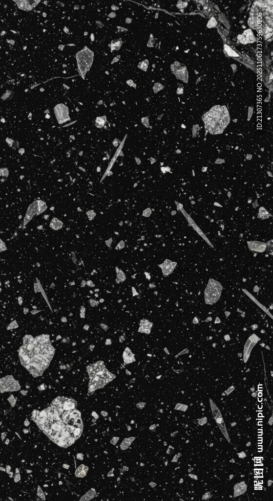 黑色斑点纹理石材图案