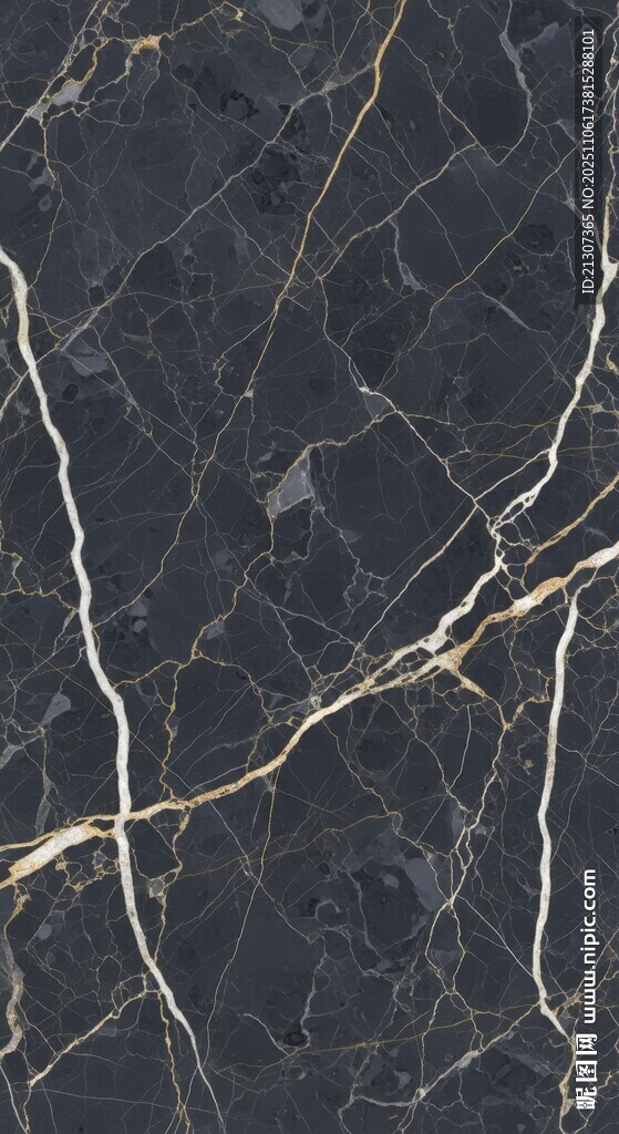 黑色大理石纹理图案