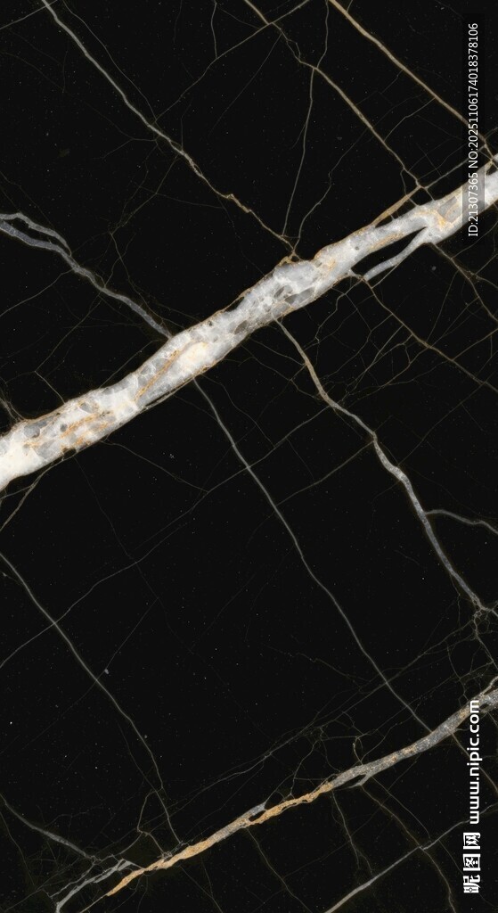 黑色大理石纹理特写