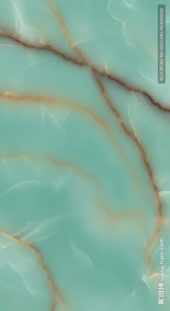 蓝绿色纹理大理石材质