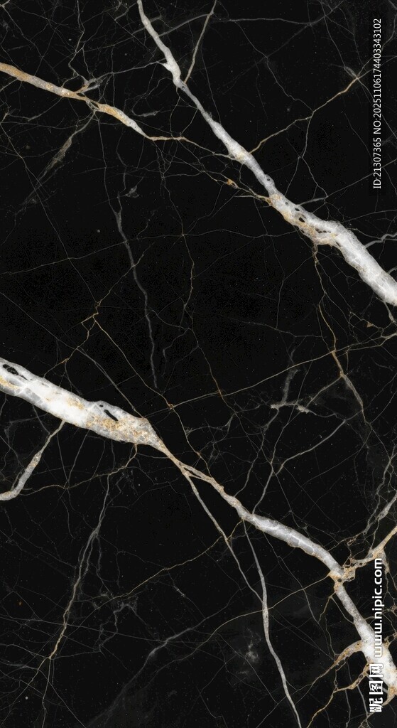 黑色大理石纹理