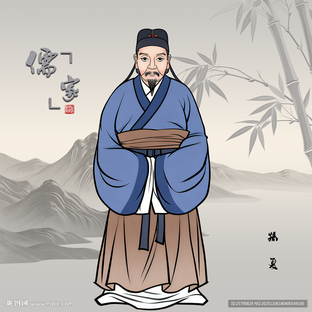 孙复古代儒士形象