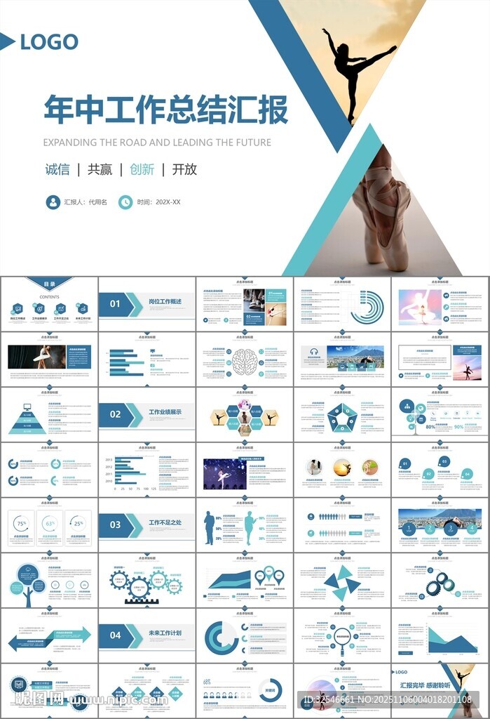 舞蹈培训芭蕾舞培训ppt