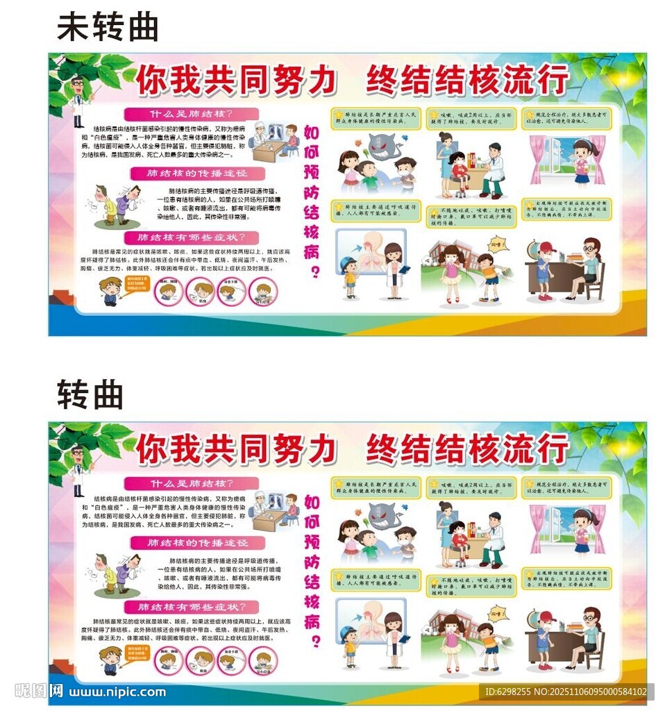 肺结核防治展板