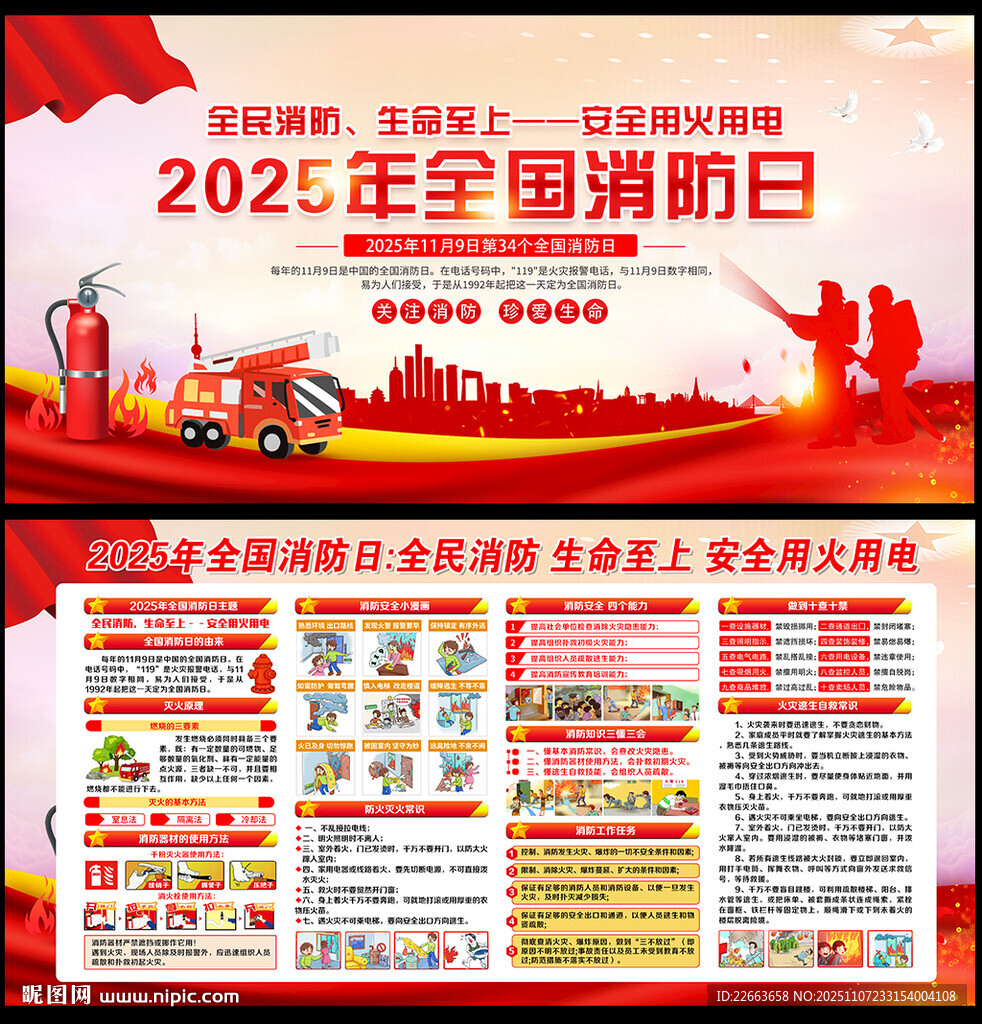 2025年消防宣传月宣传栏