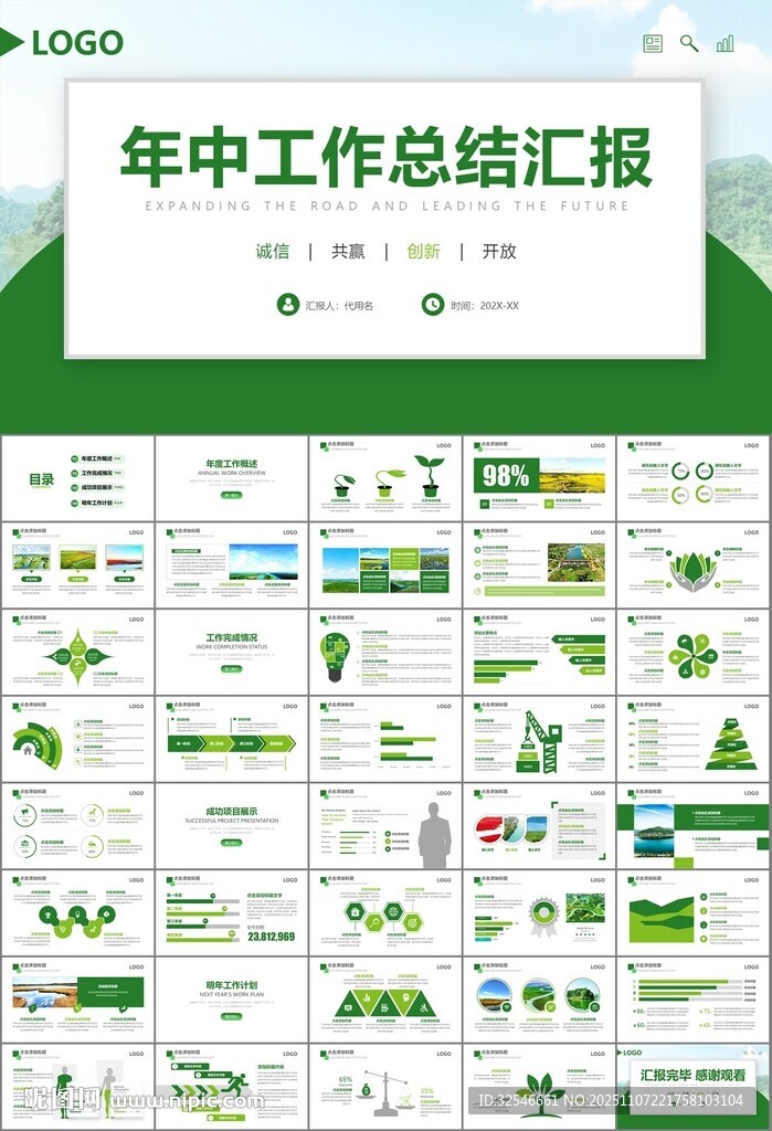 湿地环境保护生态森林业PPT