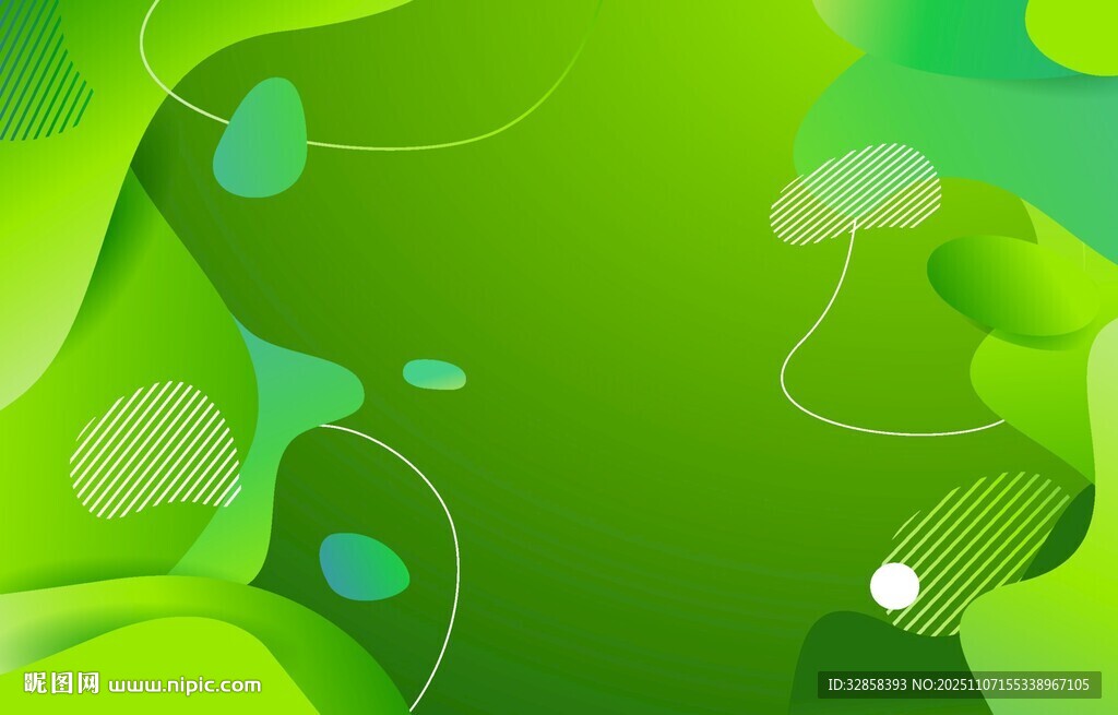 绿色动感抽象背景图案