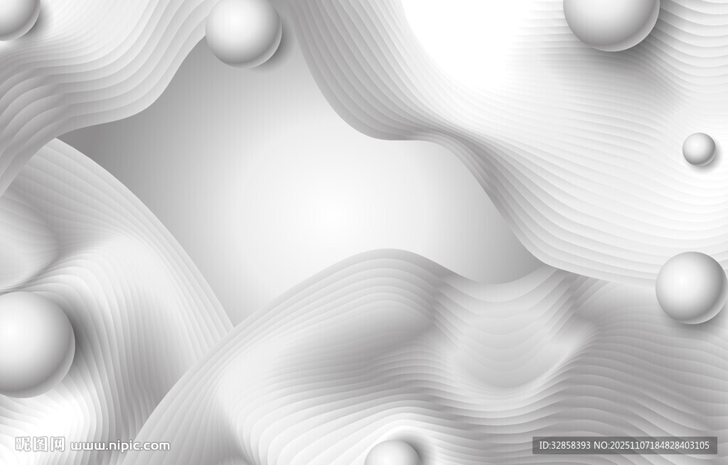 白色立体抽象纹理背景
