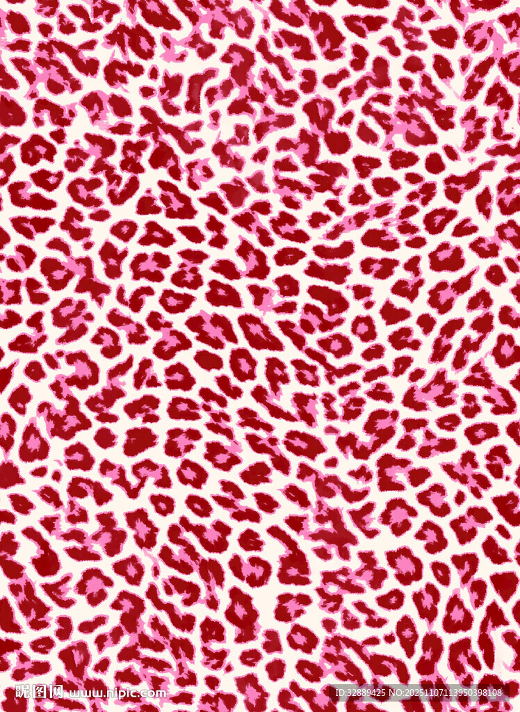 红色细胞纹理图案