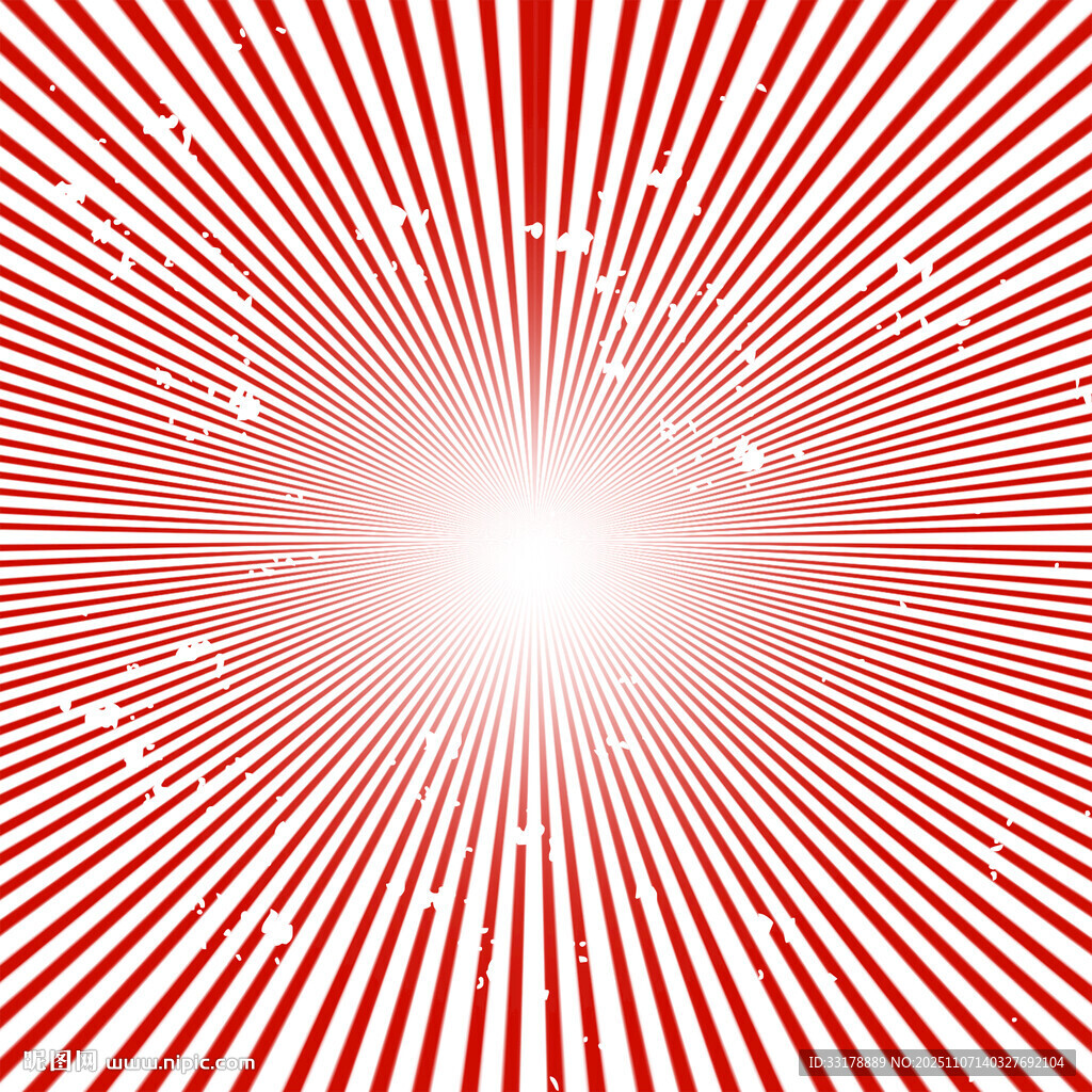 红色放射状光芒背景图