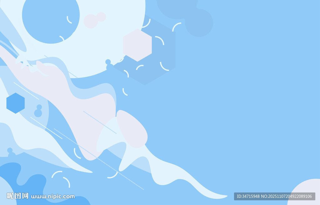 梦幻蓝白渐变天空背景图