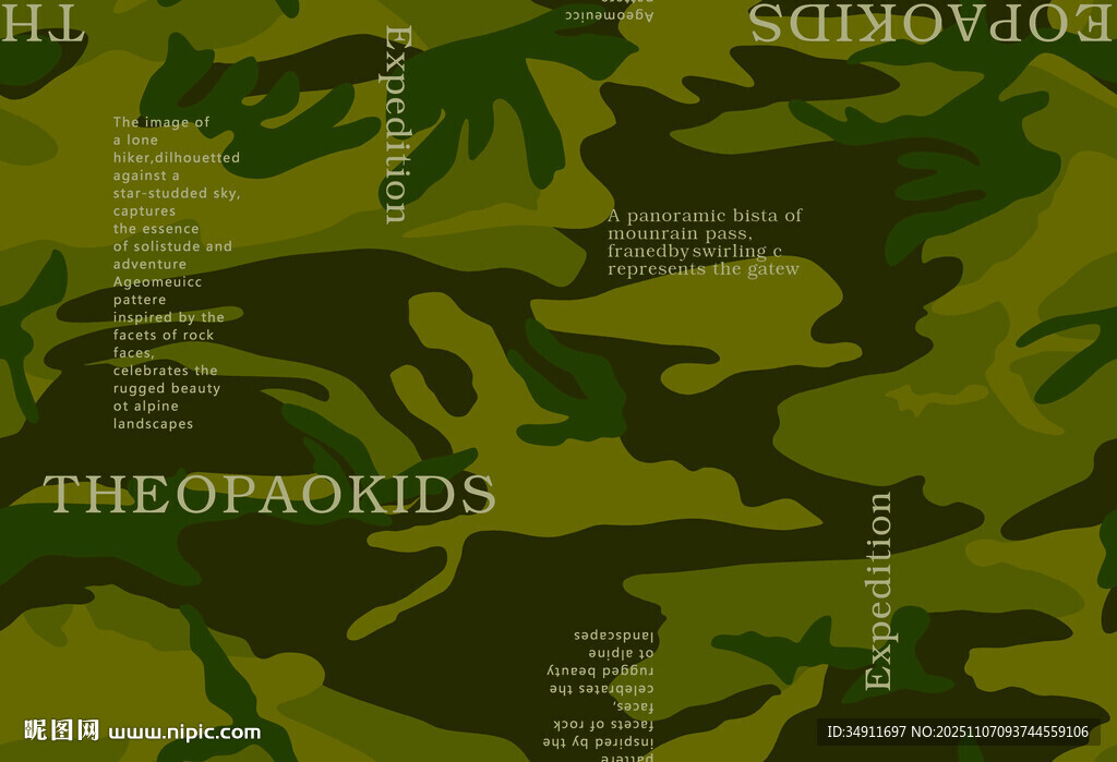 迷彩背景纹理图案