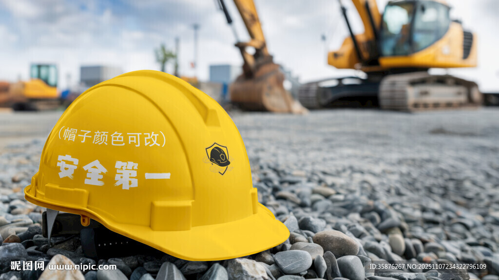 工地安全帽样机展示