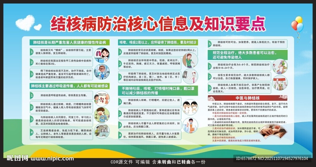 结核病防治知识宣传栏