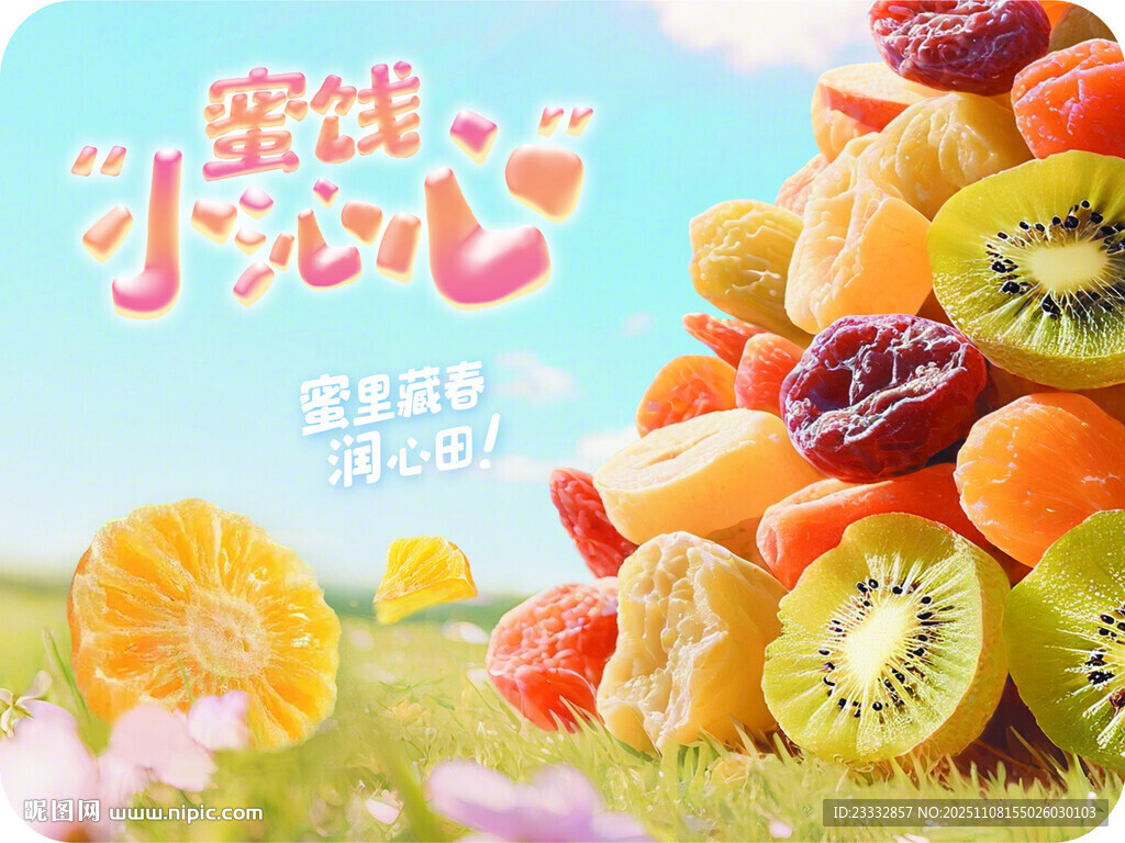 缤纷水果蜜饯 美味小点心