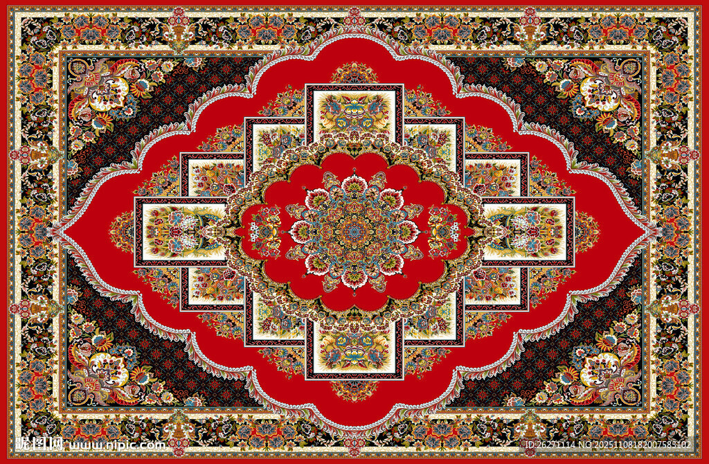 精美几何图案地毯