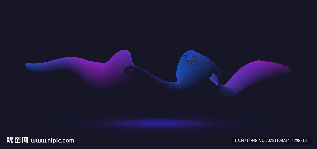 梦幻渐变流体动态矢量背景