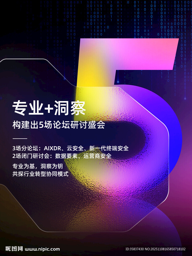 5周年庆典 倒计时海报