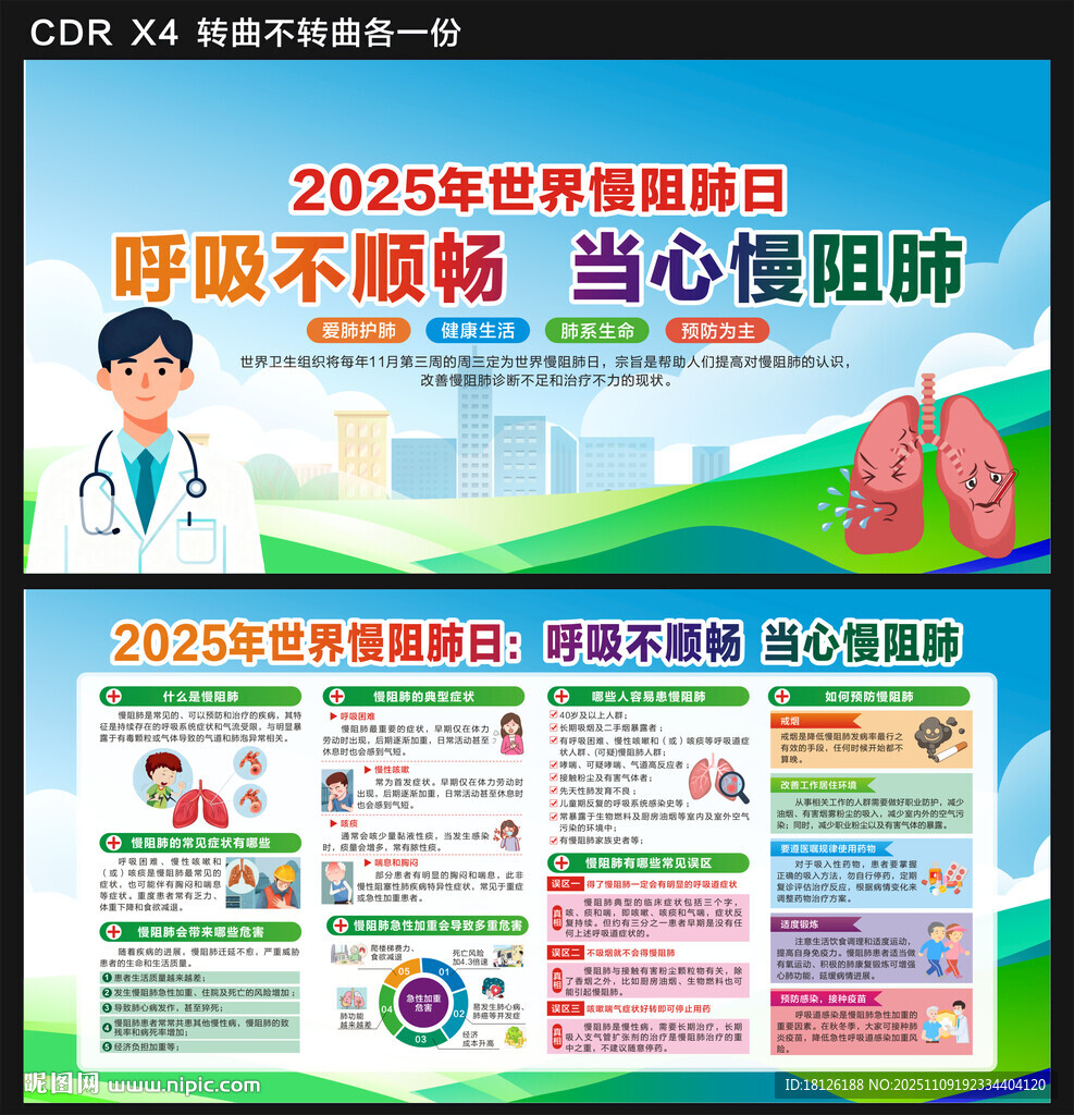 2025年世界慢阻肺日展板