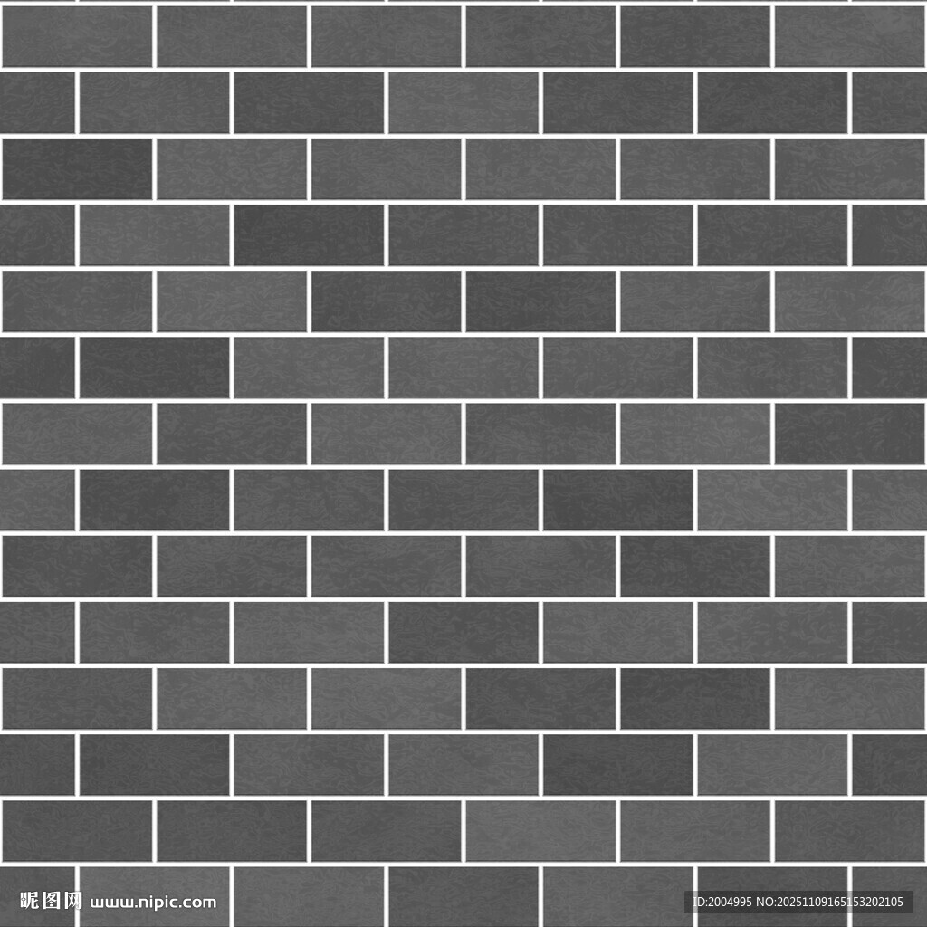灰色砖墙纹理背景图