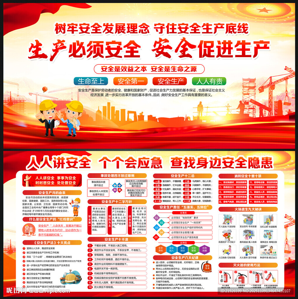 安全生产展板
