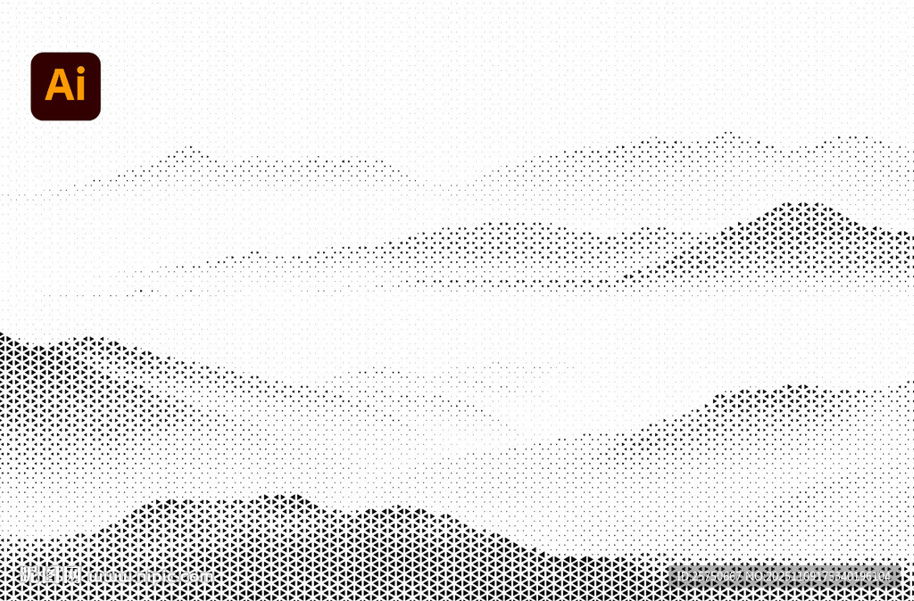 水墨山水意境图