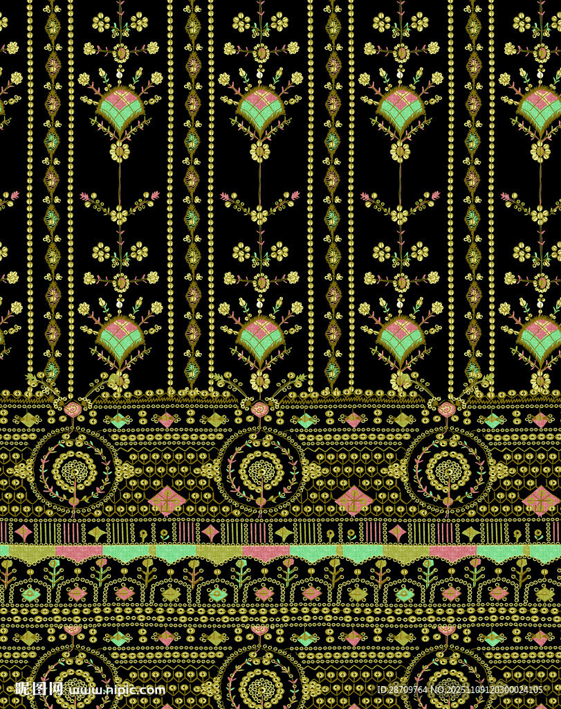 复古民族风几何图案纹理