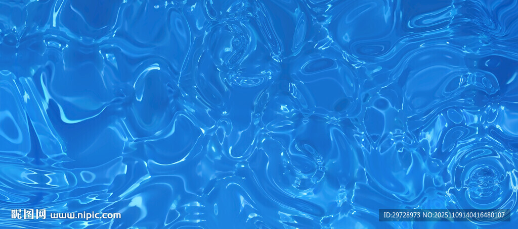 蓝色水波纹